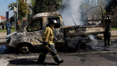 Russian-installed separatists say at least six killed in shelling of Donetsk market