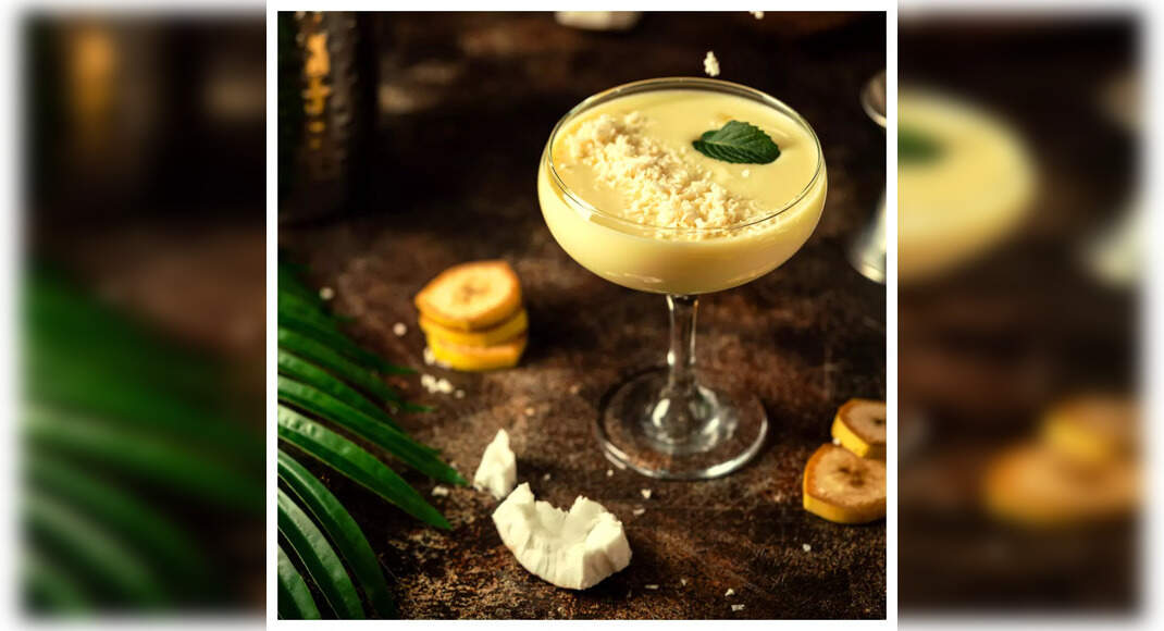Banana Coconut Smoothie Recipe: How to make Banana Coconut Smoothie Recipe at Home - Times Food