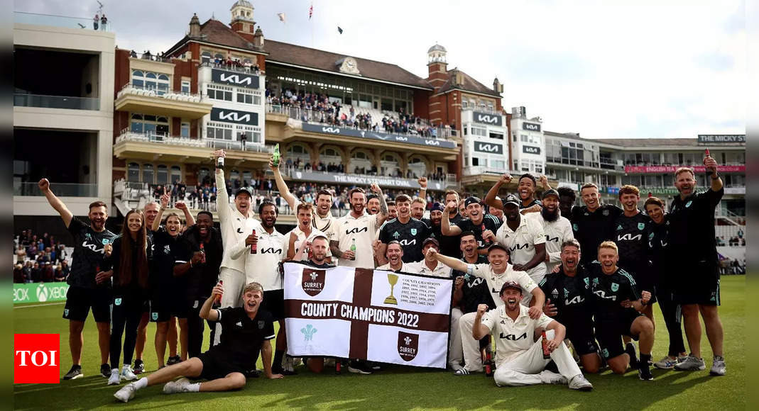 Surrey win County Championship for the 21st time | Cricket News – Times of India