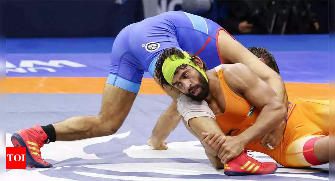 UWW doctors used bandage for knee-ankle injuries on my injured skull: Bajrang Punia | More sports News – Times of India