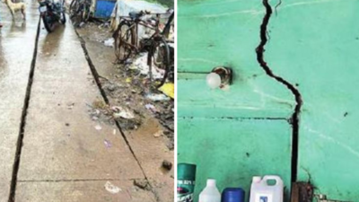 Thane: Over 25 Kalwa shops, homes sealed after ‘sudden’ cracks