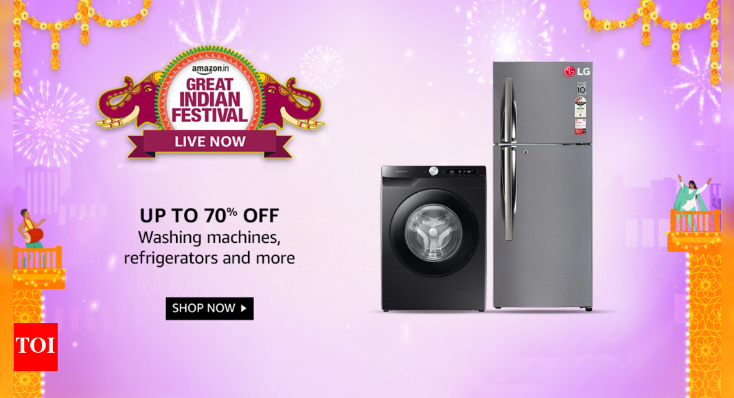 Amazon Great Indian Festival Sale Refrigerators And Washing Machines At Lowest Prices EVER
