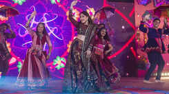 Madhuri Dixit shakes a leg at the Maja Ma trailer launch
