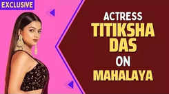 "I had a wonderful experience while shooting for Mahalaya special show," says Titiksha Das