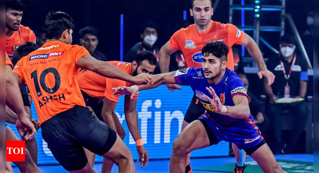 Pro Kabaddi League: U Mumba hold nerves to beat Dabang Delhi KC