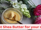 
Shea butter to give your skin the dose of nourishment
