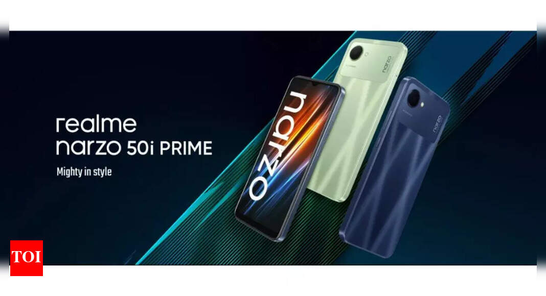 Realme Narzo 50i Prime goes on sale, price starts at Rs 7,999 – Times of India