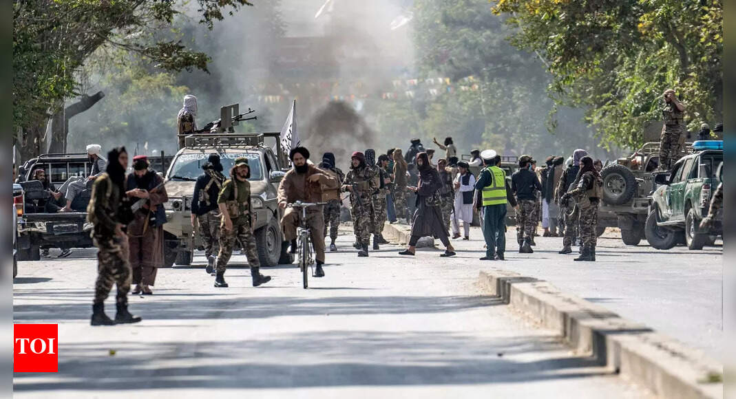 At least 4 killed, 10 wounded after blast near Kabul mosque – Times of India