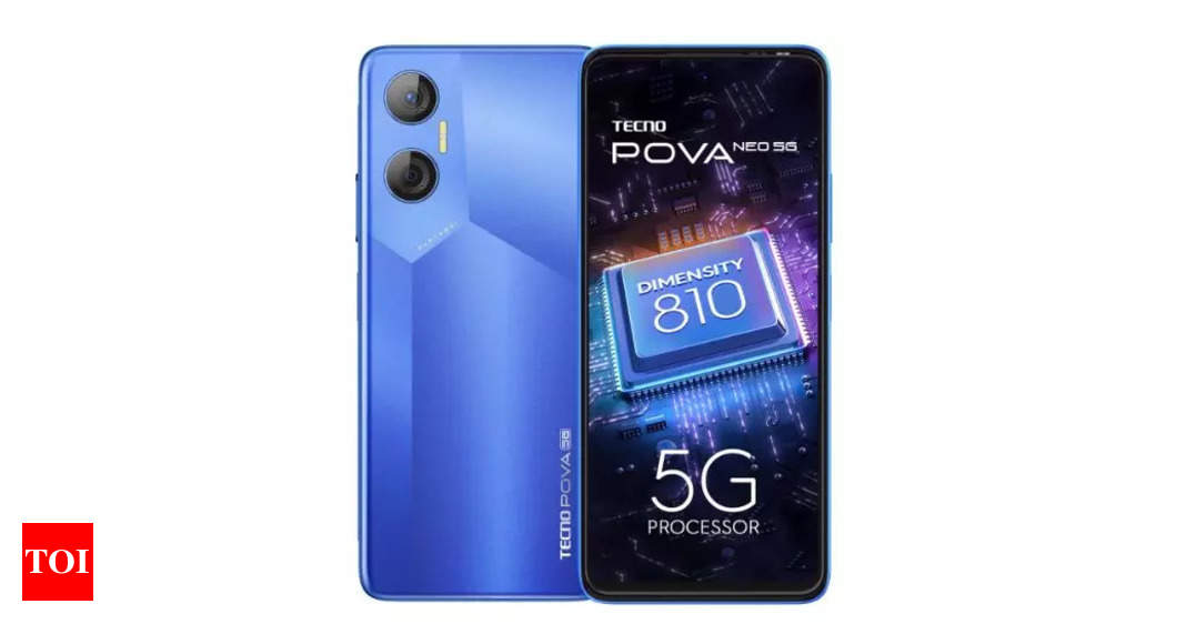 Tecno Pova Neo 5G with Dimensity 810 chipset, 50MP camera and 6000mAh battery launched - Times of India