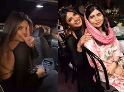 Priyanka's 'night out' with Nick, Malala