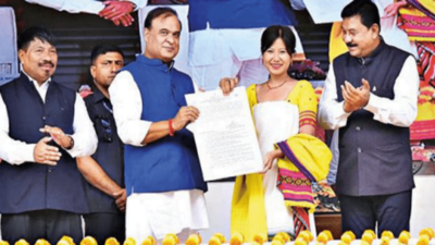 Assam CM Himanta Biswa Sarma hands over 11,000 appointment letters