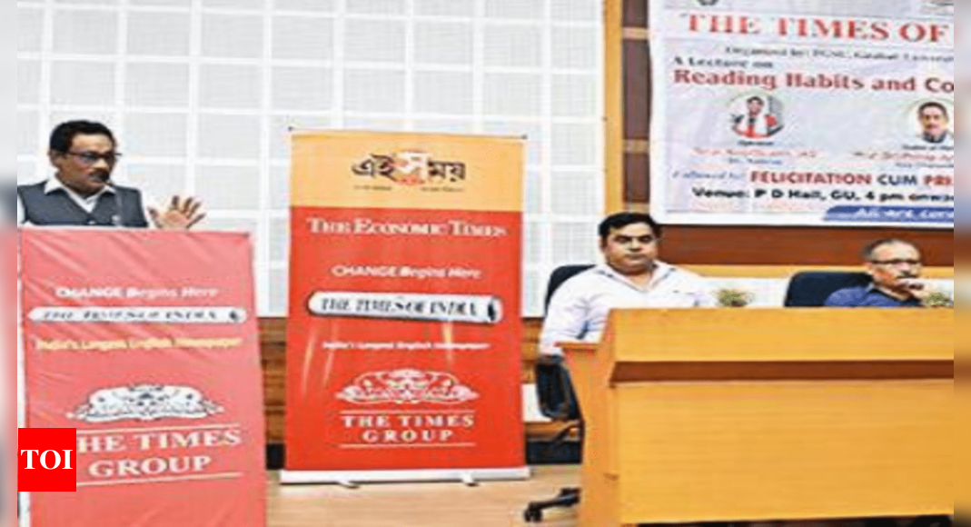 Gauhati University VC PJ Handique joins hands with TOI to help students develop reading habits