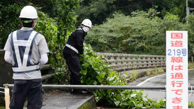 One killed in landslide as another typhoon nears Japan