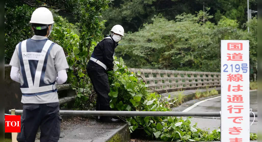 Un mort dans un glissement de terrain alors qu’un autre typhon s’approche du Japon