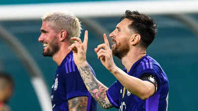 Lionel Messi scores twice as Argentina down Honduras