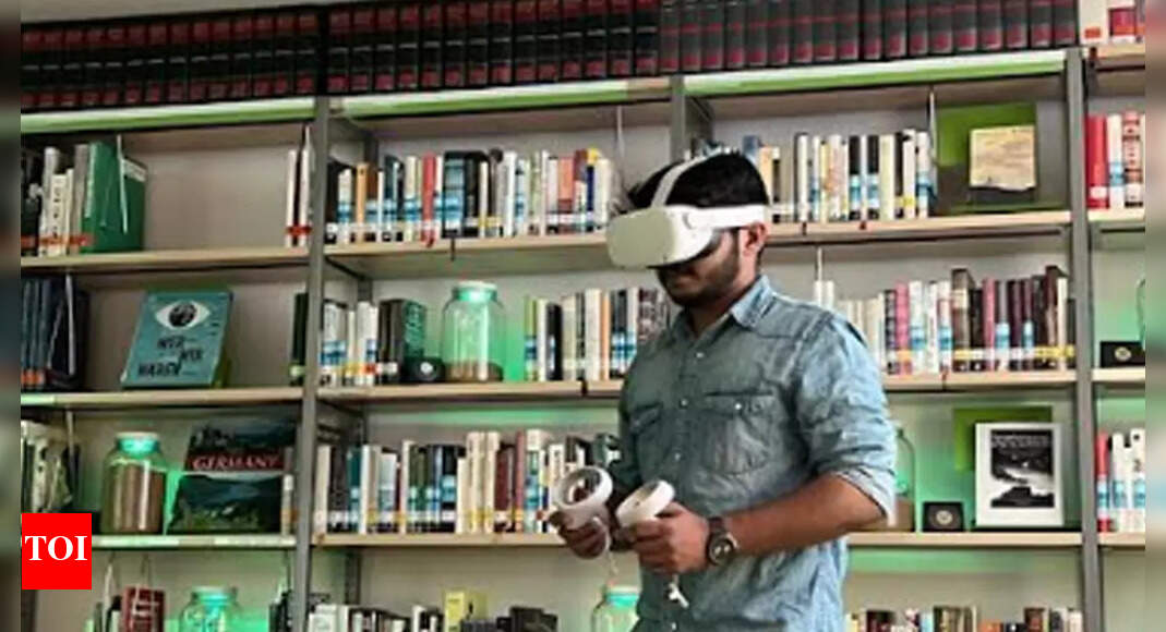 Virtual reality meets books at this library | Chennai News - Times of India