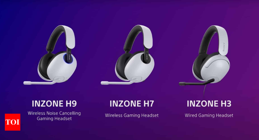Sony Inzone H3, H7 and H9 headsets now available for purchase in India -  Times of India