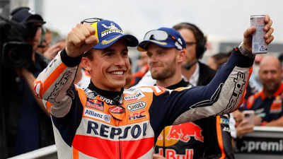 Marc Marquez takes first pole in three years at storm-hit Japanese ...