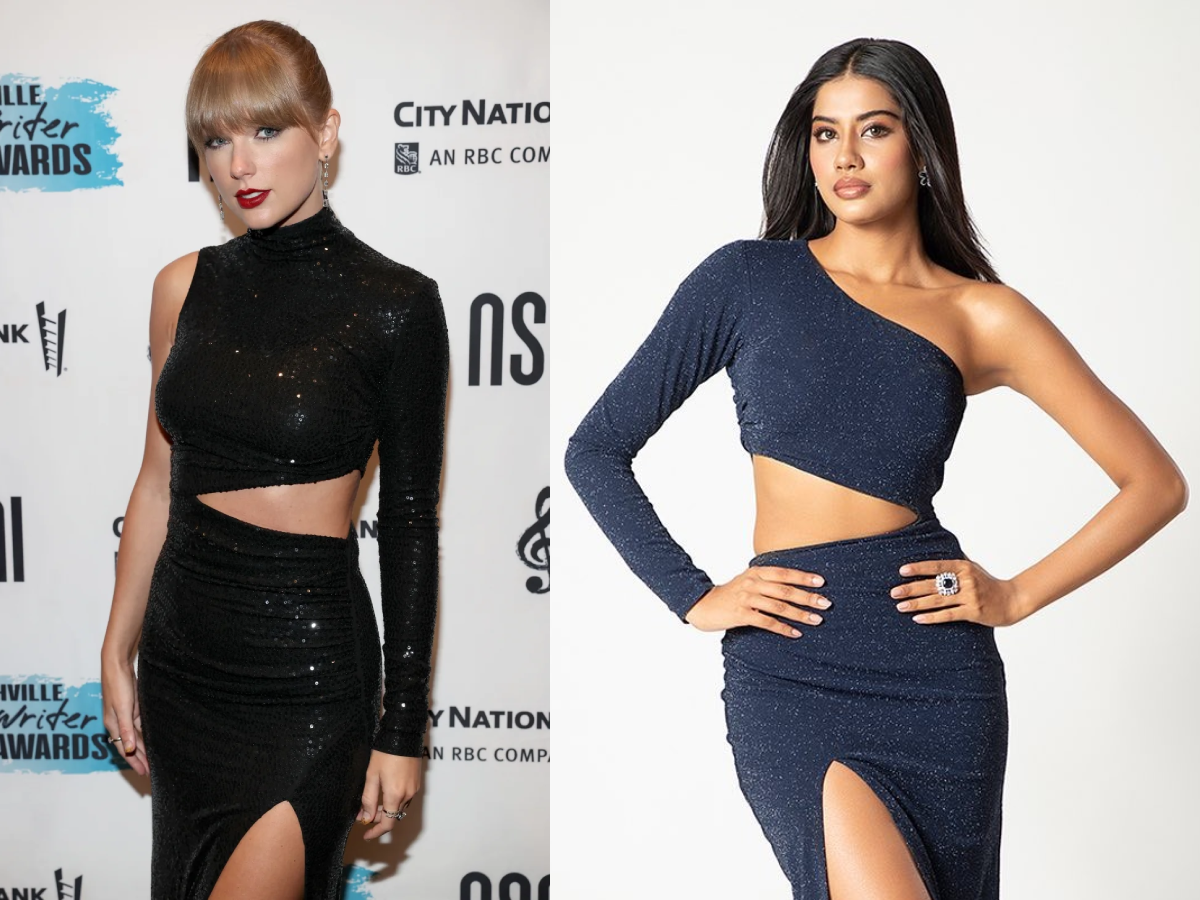 WHO WORE IT BEST? Taylor Swift and Ritika Khatnani spotted in similar  cut-out gowns - Times of India