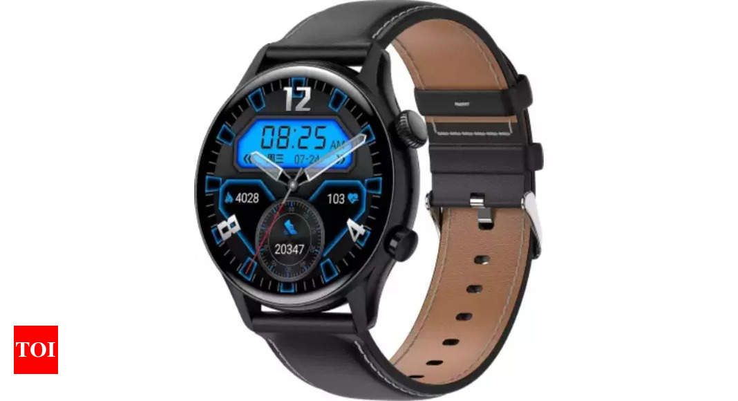 Gizfit Glow: Gizmore Gizfit Glow smartwatch with AMOLED display ...