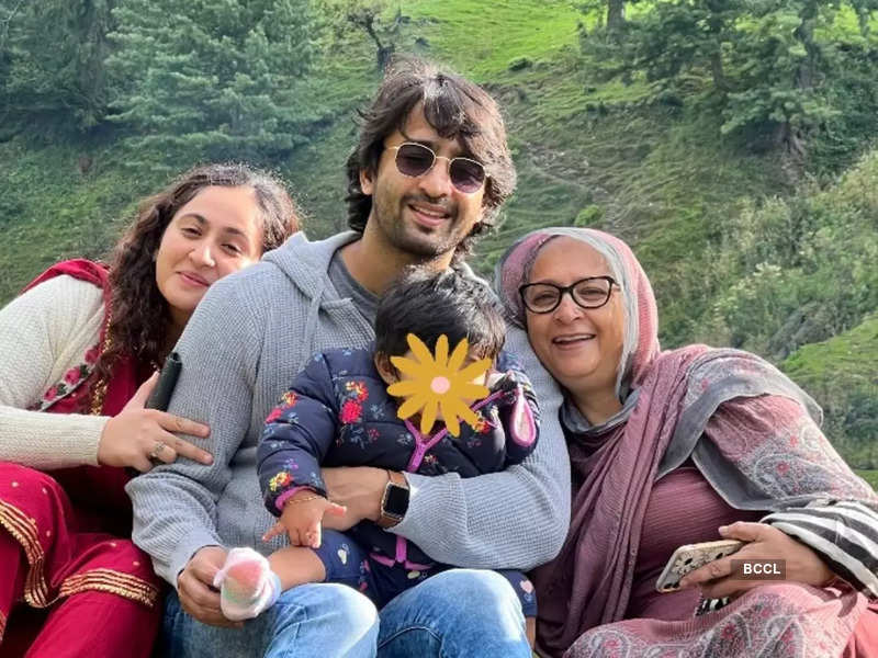 Shaheer Sheikh shares beautiful video of daughter Anaya with her grandmom; see family photos
