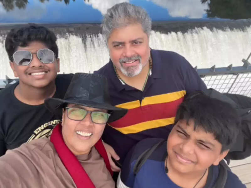 Brinda Gopal vacations in Canada with family