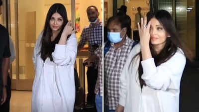 Aishwarya Rai Bachchan's airport look sparks pregnancy rumours