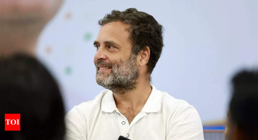 BJP spreading hate & violence to distract people from major issues like gas, fuel prices: Rahul Gandhi | India News – Times of India