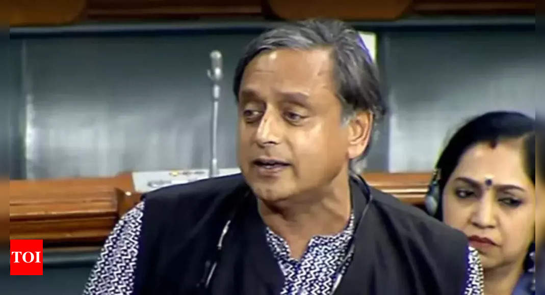 Five MPs write to LS Speaker against decision to withdraw Shashi Tharoor’s chairmanship of parliamentary panel | India News – Times of India