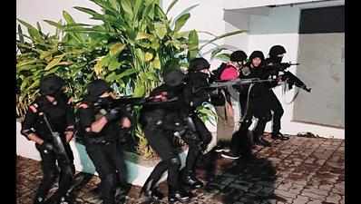 Goa: ATS commandos conduct night mock drill at Vagator hotel