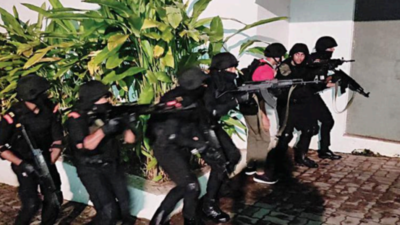 Goa: ATS commandos conduct night mock drill at Vagator hotel
