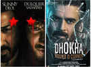 'Chup: Revenge of the Artist' and 'Dhokha - Round D Corner' witness a drop in collections on Day 2 at the box office