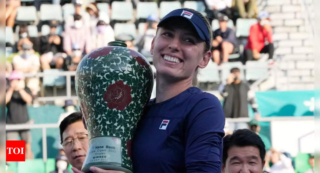 Russia’s Ekaterina Alexandrova shines in Seoul for third title | Tennis News – Times of India