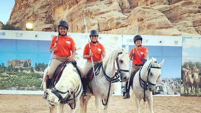 Indian Equestrian team wins bronze on debut at Women's International Tent Pegging Championship