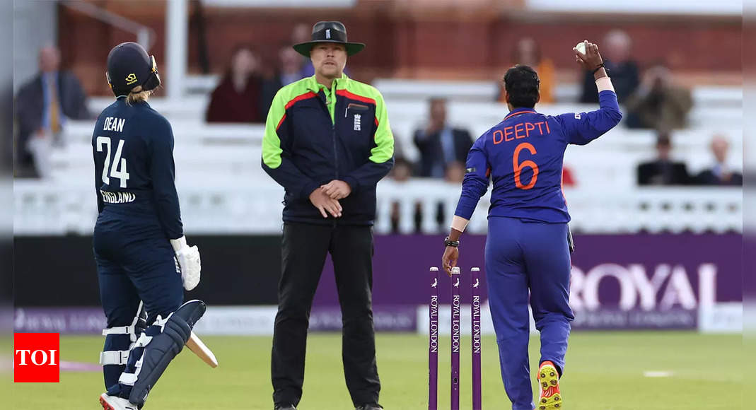 MCC says run-out decision in India vs England women’s match ‘properly’ made | Cricket News – Times of India