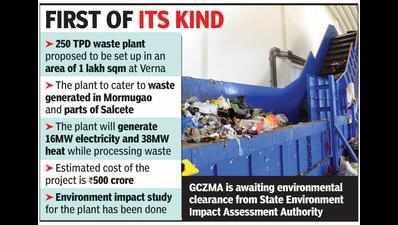 Rs 500cr waste plant at Verna to generate 16MW power