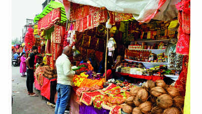 Markets in Prayagraj all decked up for Shardiya Navratri starting today