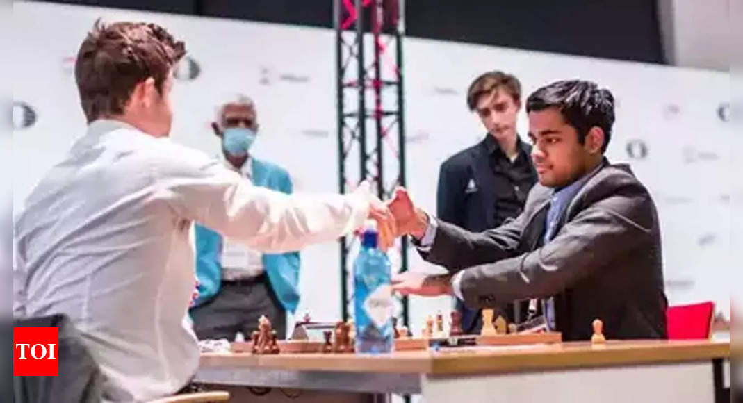 Julius Baer Cup: Indian GM Arjun Erigaisi goes down to Magnus Carlsen in final | Chess News – Times of India