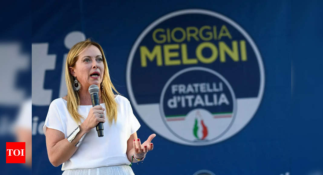 Giorgia Meloni set to lead Italy after right triumphs at polls – Times of India