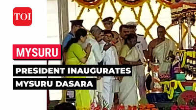 Karnataka: President Droupadi Murmu opens Mysuru Dasara