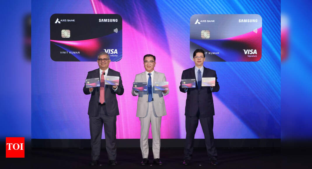 Samsung launches its first credit card in partnership with Axis Bank and Visa: All details – Times of India