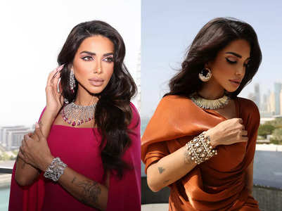 Dubai star Sara Al Madani's stylish Indian photoshoot