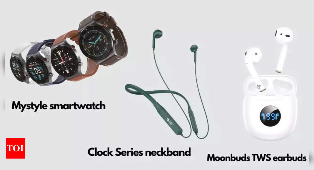 U&i launches new smartwatch, TWS earbuds and neckband earphones, price starts at Rs 1,999 – Times of India