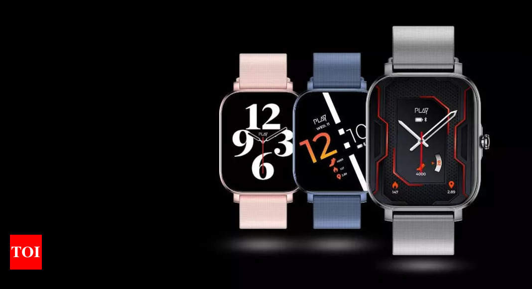 Play launches ‘PlayFit Champ 2′ smartwatch, price starts at Rs 1,799 – Times of India