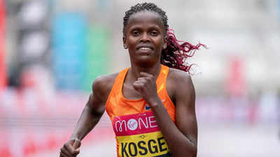 World record holder Brigid Kosgei withdraws from London Marathon with injury
