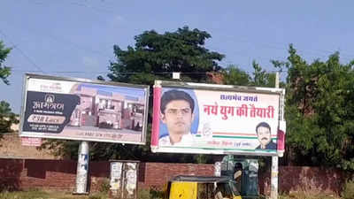 Pro-Sachin Pilot posters in Rajasthan CM Ashok Gehlot hometown