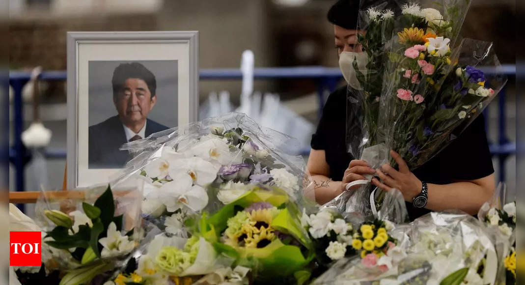Shinzo Abe Funeral: Japan holding state funeral for Shinzo Abe amid tensions | World News – Times of India