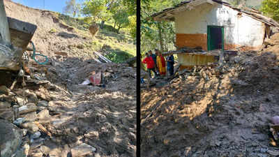 Himachal Pradesh: 5 of family buried alive in house collapse after landslide