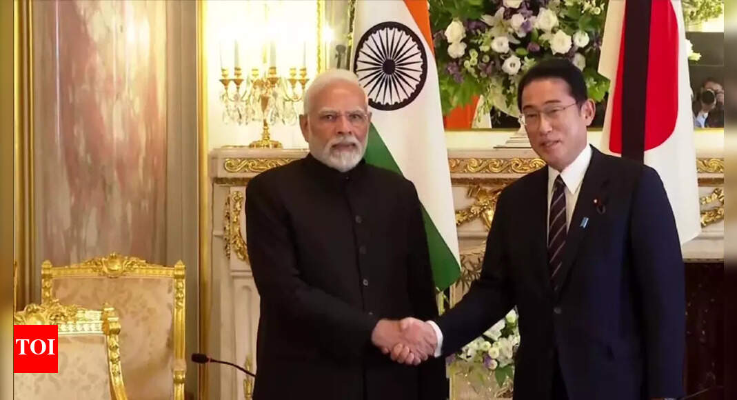 PM Narendra Modi meets Japanese counterpart Fumio Kishida | India News ...
