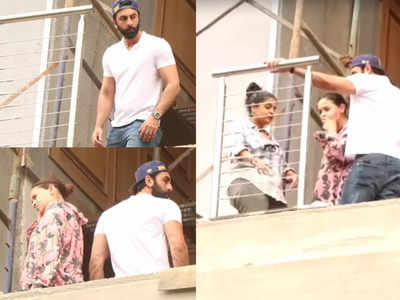Are Ranbir Kapoor and Alia Bhatt baby-proofing new home? Couple spotted inspecting construction of Krishna Raj bungalow